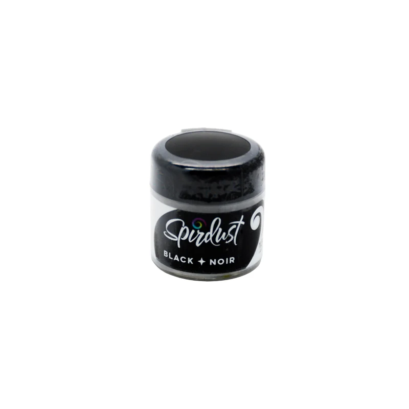 Poudres brillantes comestibles pour boissons - NOIR - SPIRDUST