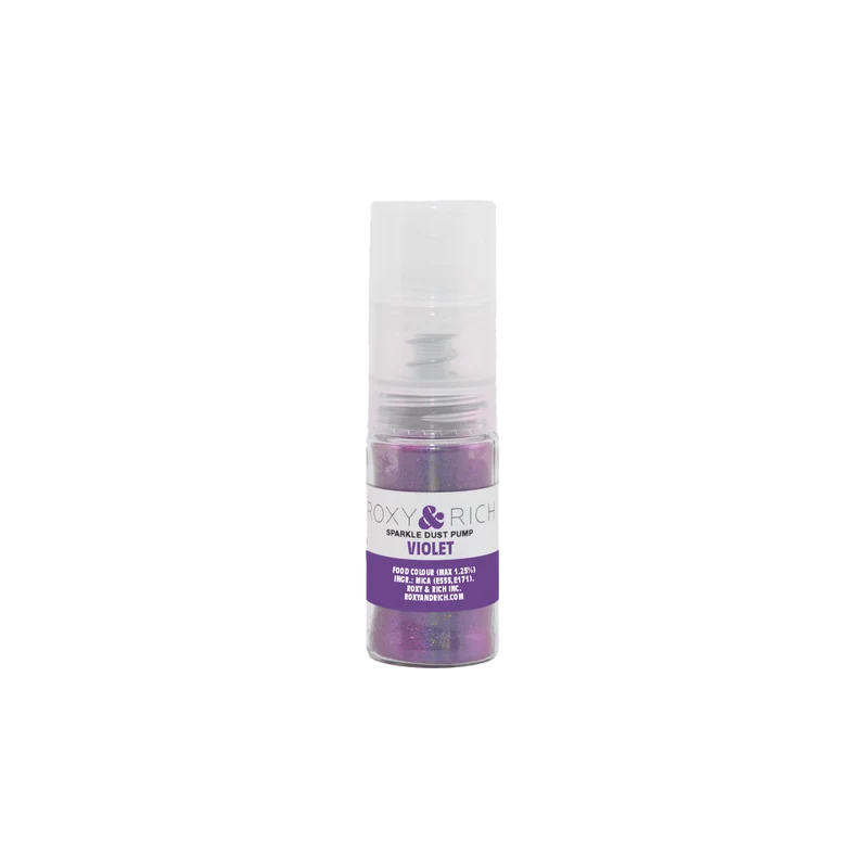 Pompes pour poudres étincelantes Violet