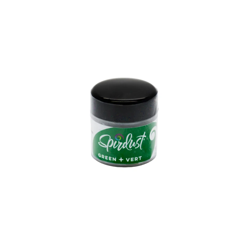 Poudres brillantes comestibles pour boissons - VERT - SPIRDUST
