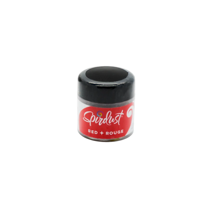 Poudres brillantes comestibles pour boissons - ROUGE - SPIRDUST