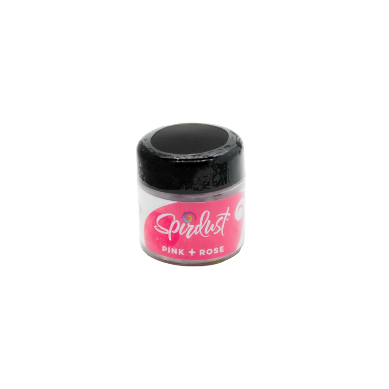 Poudres brillantes comestibles pour boissons - ROSE - SPIRDUST