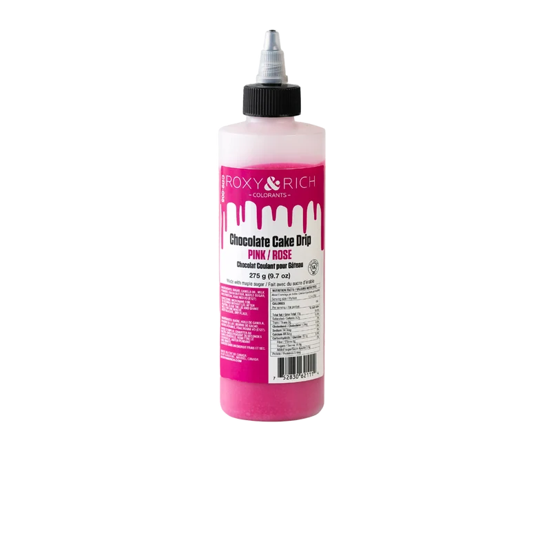 Chocolat Coulant pour Gâteau “Cake Drip” Rose - 275g