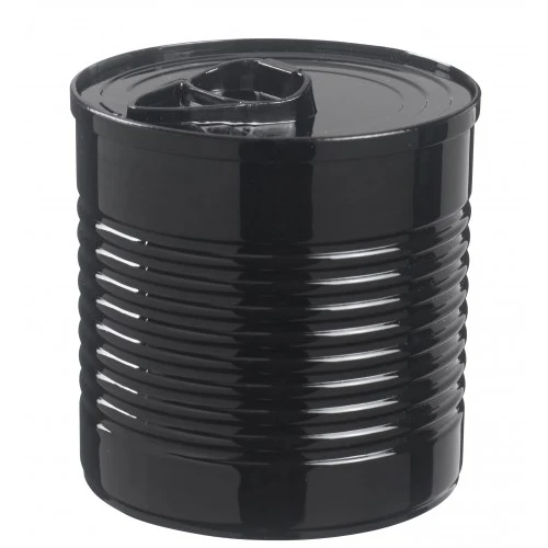Boite de conserve noir PP 220 ml - paquet 20