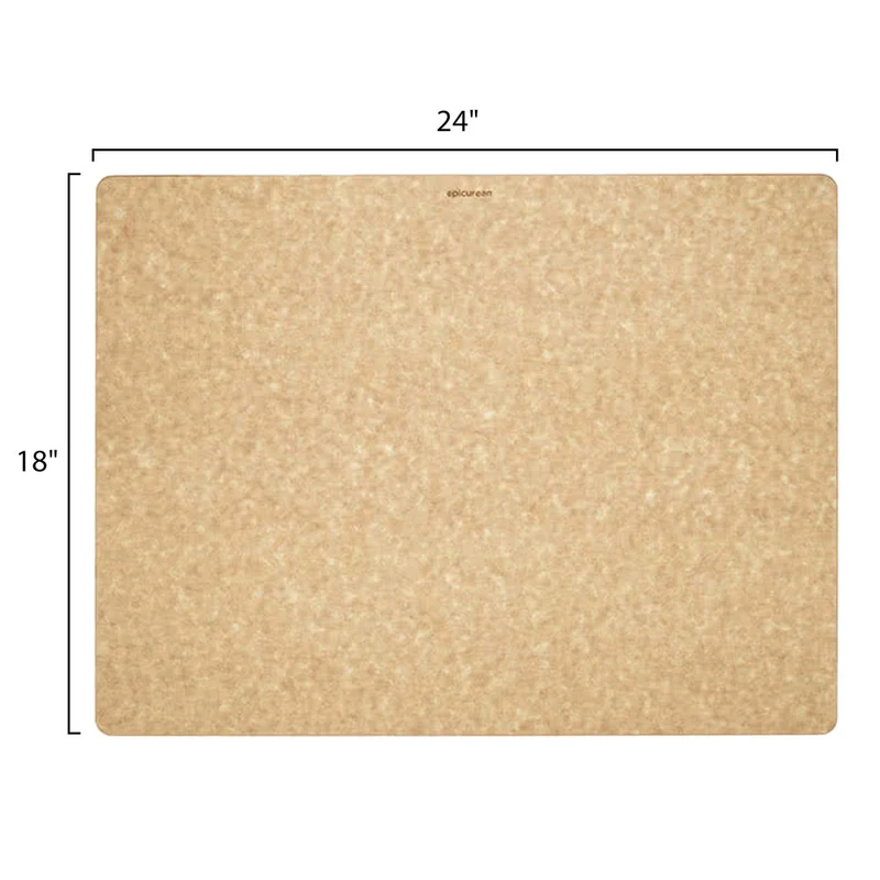Bloc à découper rectangulaire 24 x 18'' épaisseur 1'' - Naturel