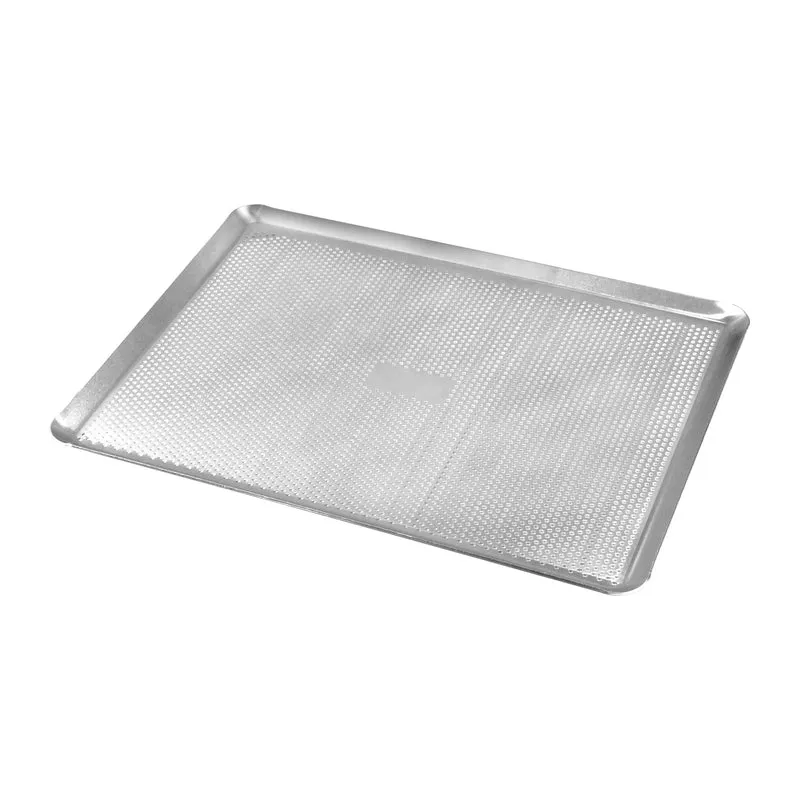 Plaque à pâtisserie perforée aluminium 53 x 32,50 cm