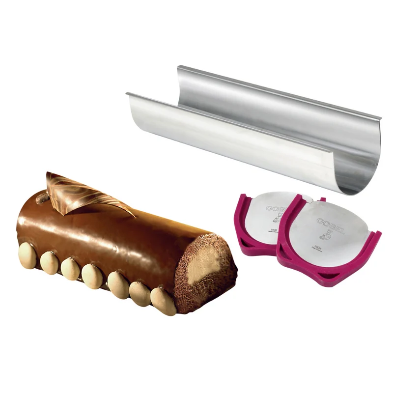 Gouttière à bûche inox démontable 30cm