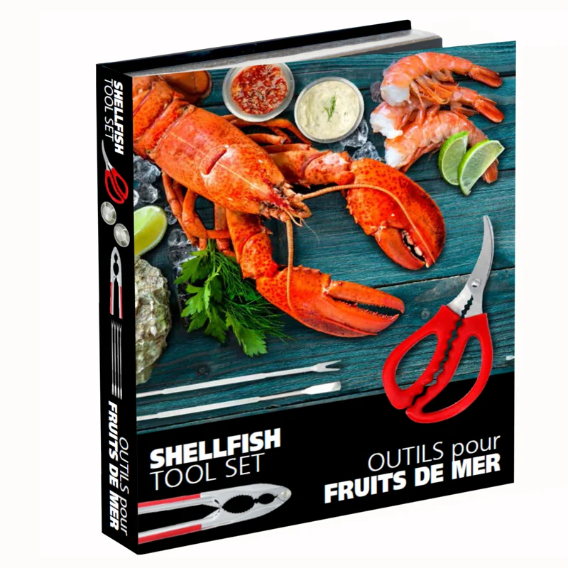 Ensemble de 8 outils pour fruits de mer