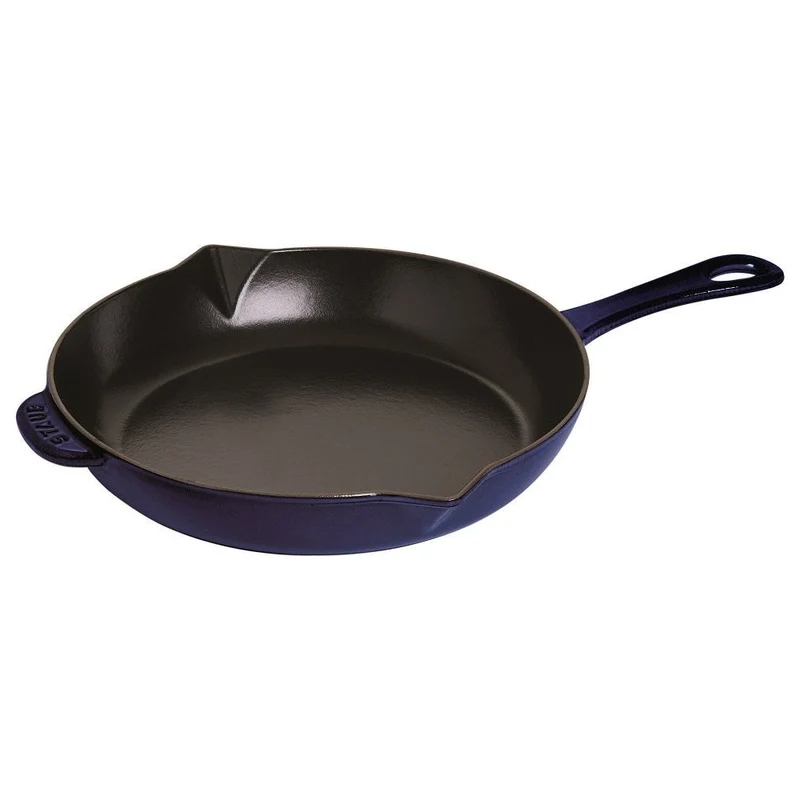 Poêle Staub en fonte et émail Bleu 30 cm