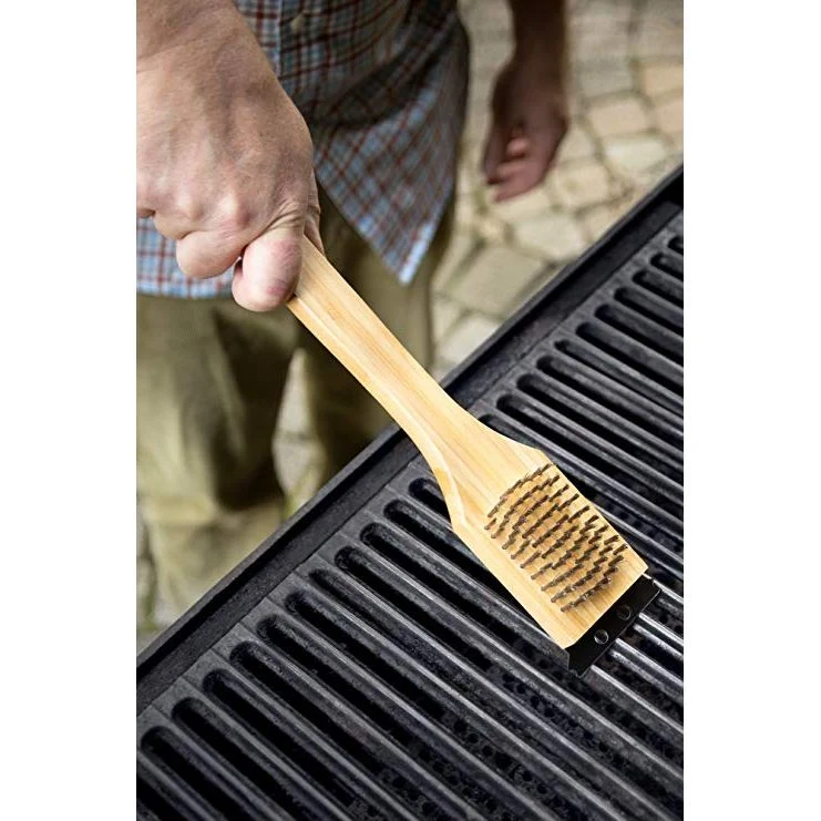 Brosse à BBQ avec racloir - OUTSET