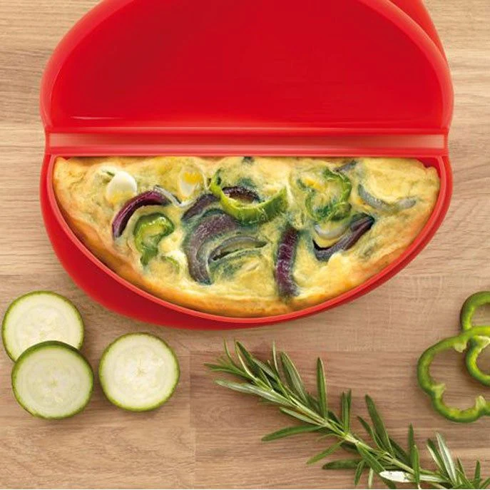 Moule à omelette en silicone (Rouge)