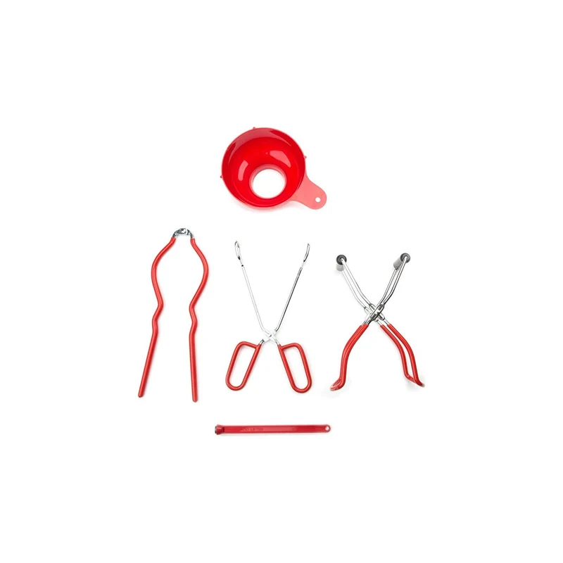 Kit entonnoir+pinces 5 pcs pour conserve