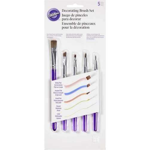 Set de pinceaux à décorer