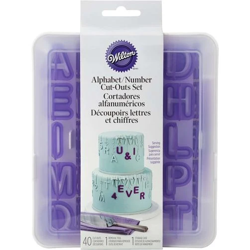 Kit de découpoirs lettres et chiffres