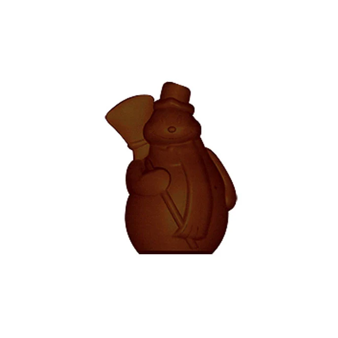 Moule pour chocolat en polycarbonate - Bonhomme de neige #J2 *