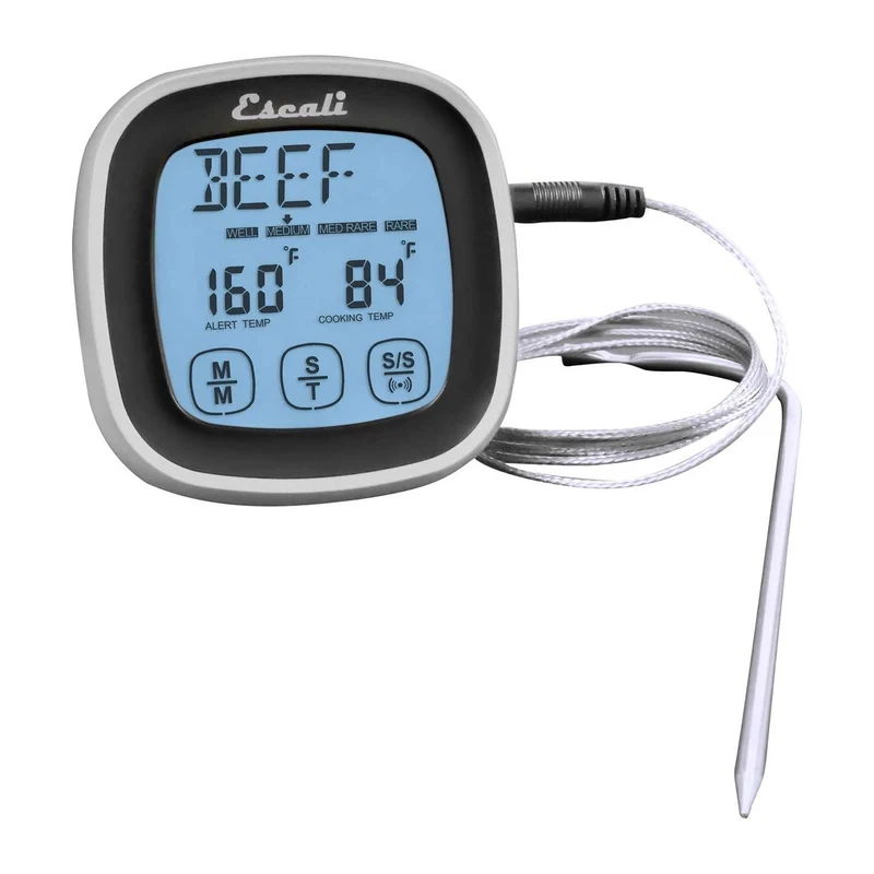 Thermomètre et minuterie à écran tactile