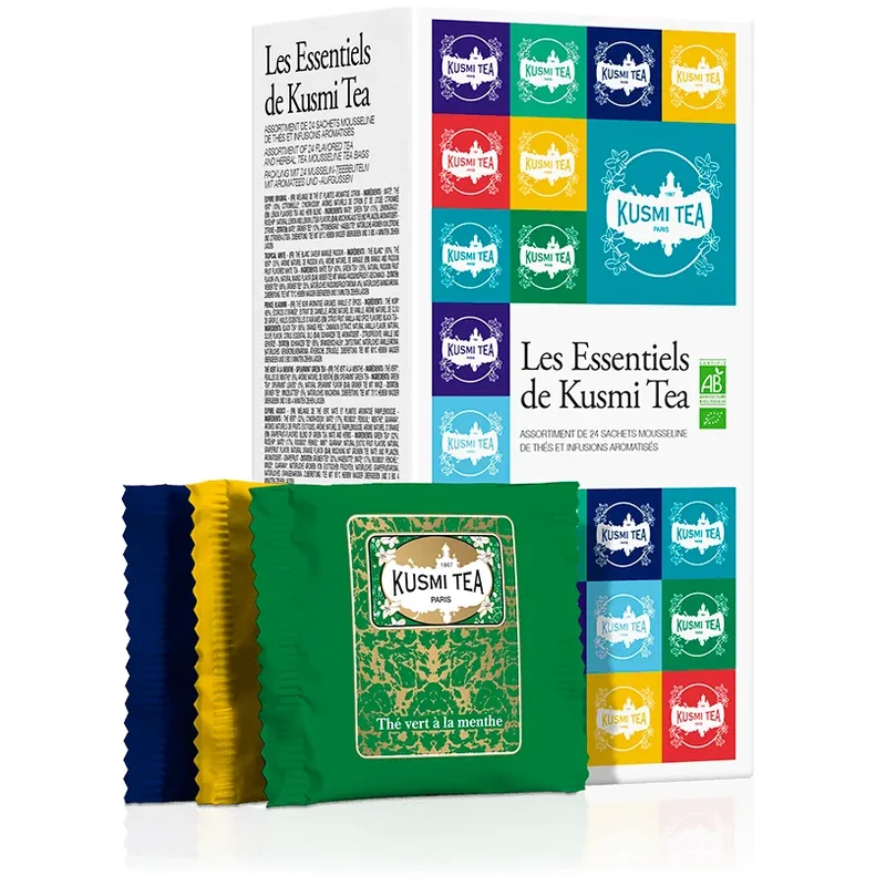 Les Essentiels - Étui carton de 24 sachets mousseline