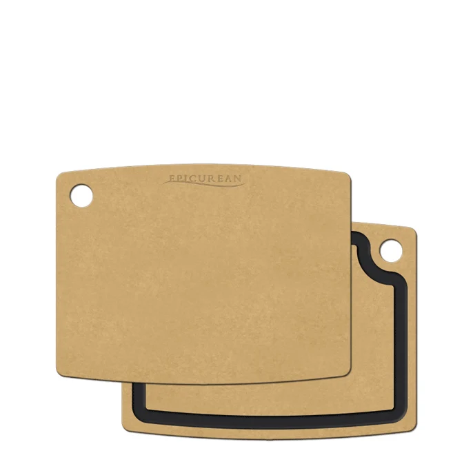 Série Gourmet 15x11-3/8" Epais rainure noire pour le jus