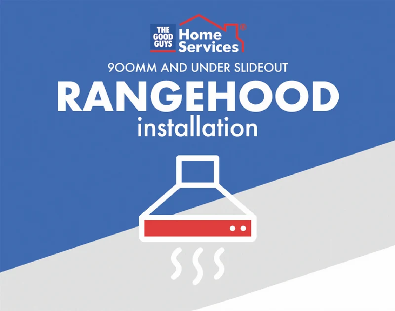 The Good Guys Home Services Slide out rangehood up to 900mm install