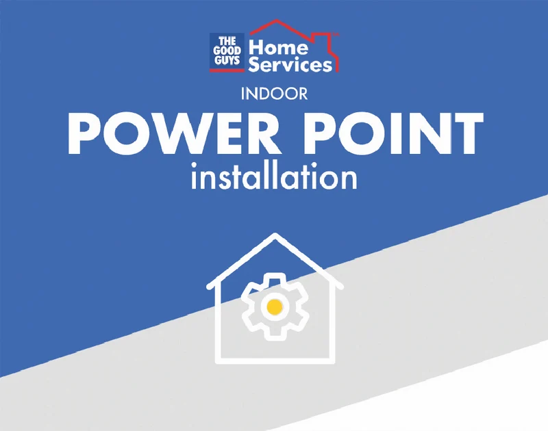 The Good Guys Home Services Indoor Power Point Install to single storey tiled roof home