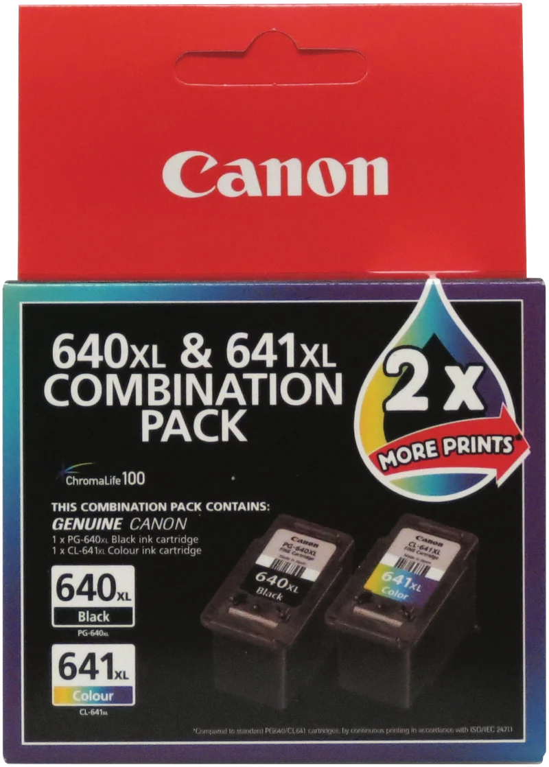 Canon PG640XL Black & CL641XL Colour Combo Pack