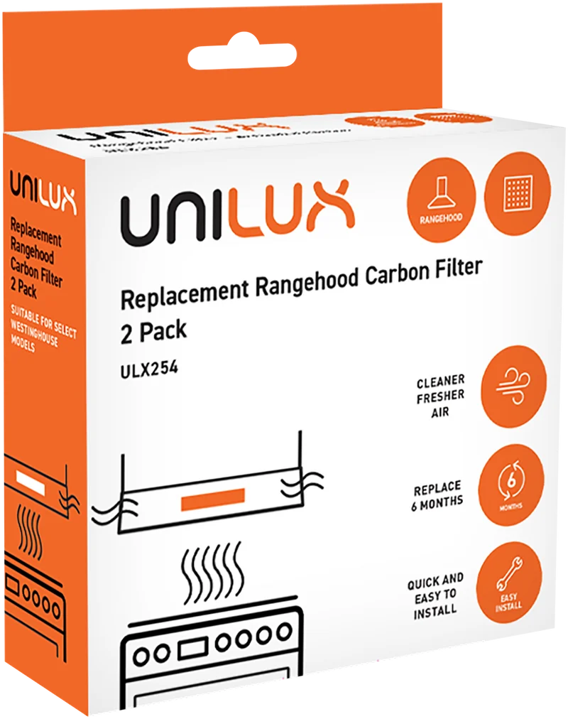 Unilux Carbon Rangehood Filter - 2 pack