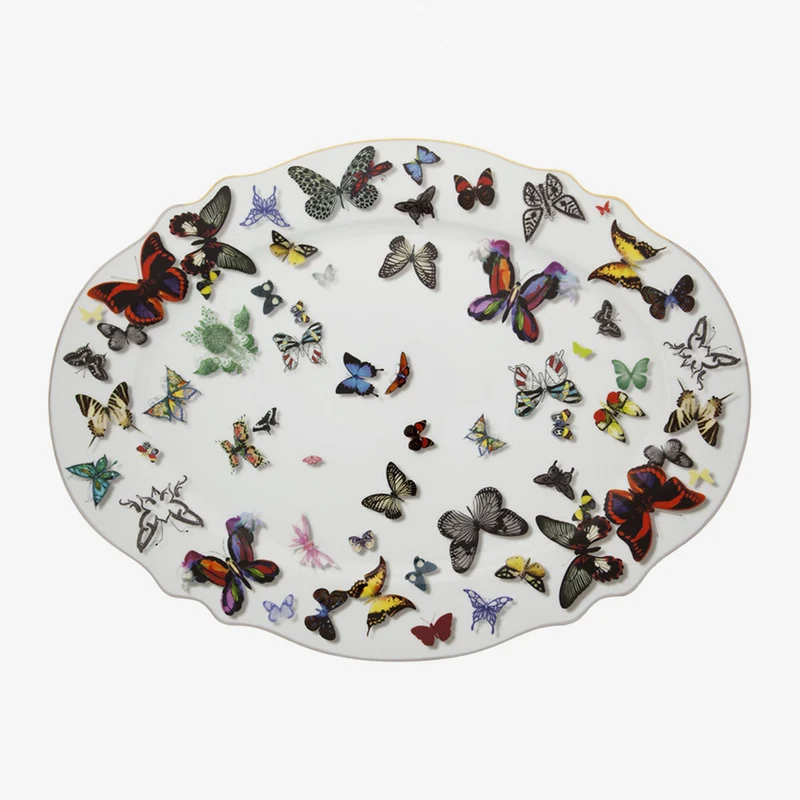 Vista Alegre | Butterfly Parade Large Oval Platter