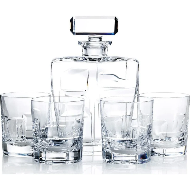 Vista Alegre | Portrait Case With Whisky Decanter And 4 Old Fashion