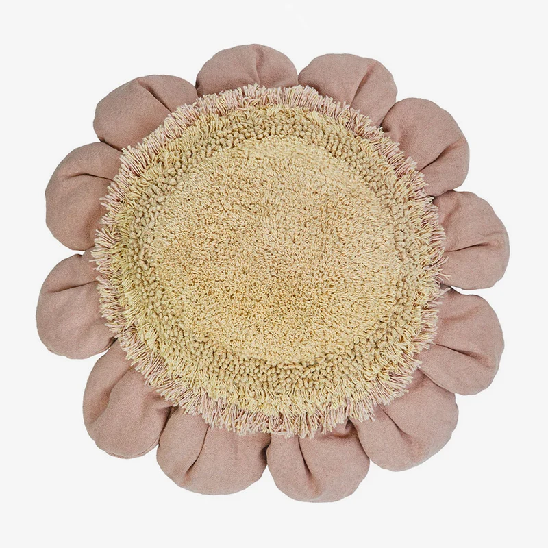 Lorena Canals | Floor cushion Pink Daisy
