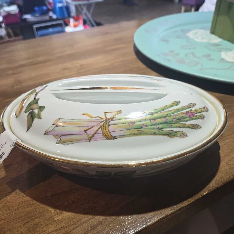 Royal Worcester Evesham Gold Oval Casserole Dish With Lid