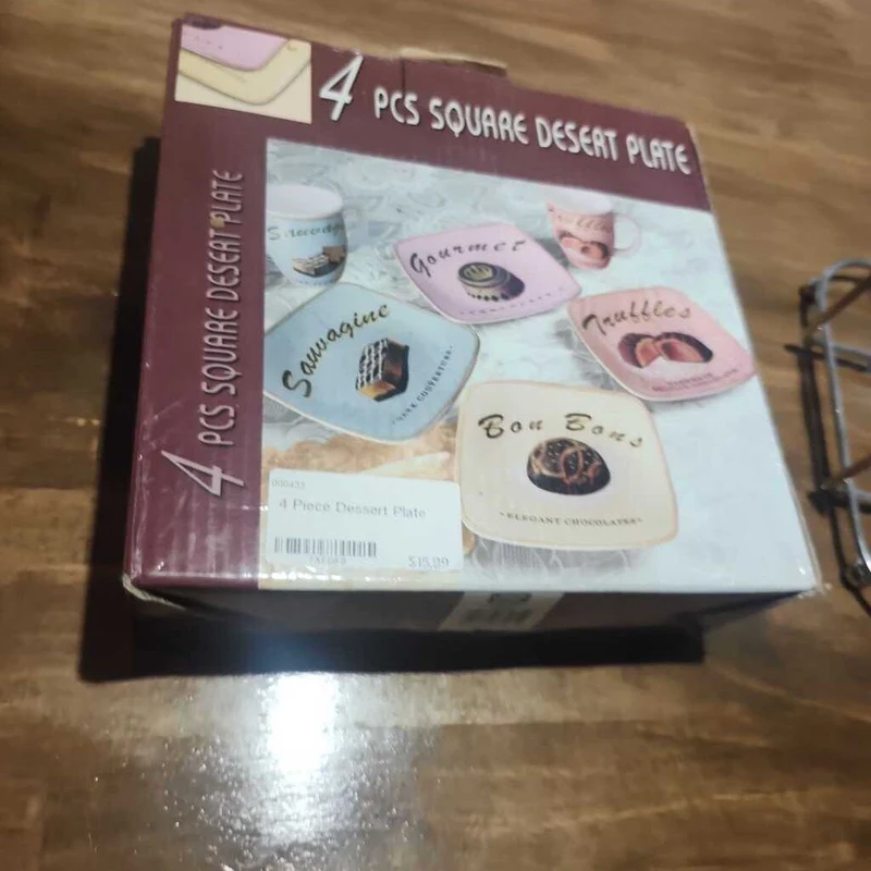 4 Piece Dessert Plate