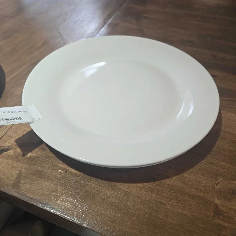 Pair Of White Plates