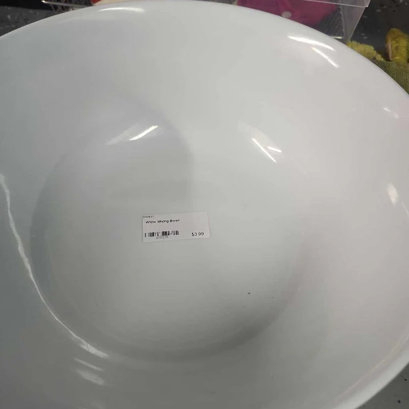 White Mixing Bowl