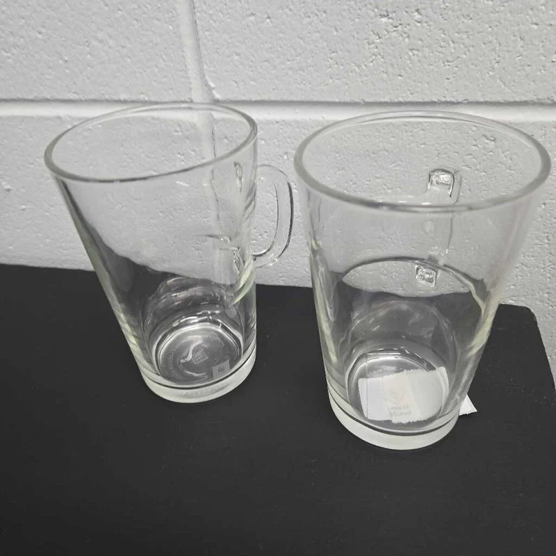 Pair Of Nespresso Glass Mugs