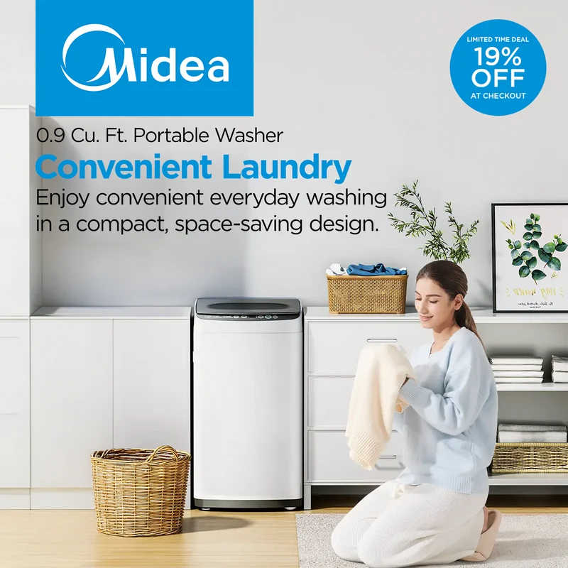 0.9 Cu. Ft. Portable Washer