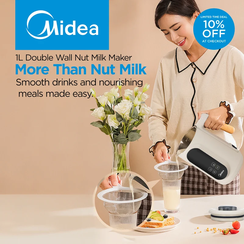 1L Double Wall Nut Milk Maker