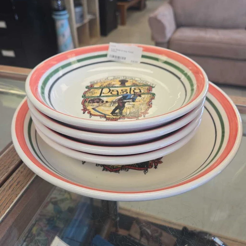 5 pc Made In Italy Pasta Dishes