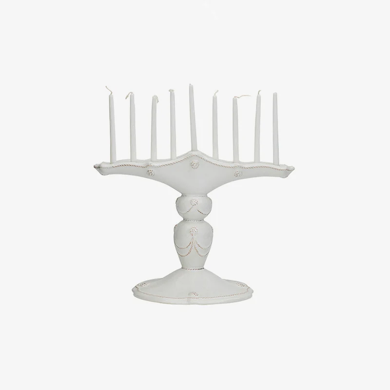 Juliska | Berry & Thread Menorah - Whitewash