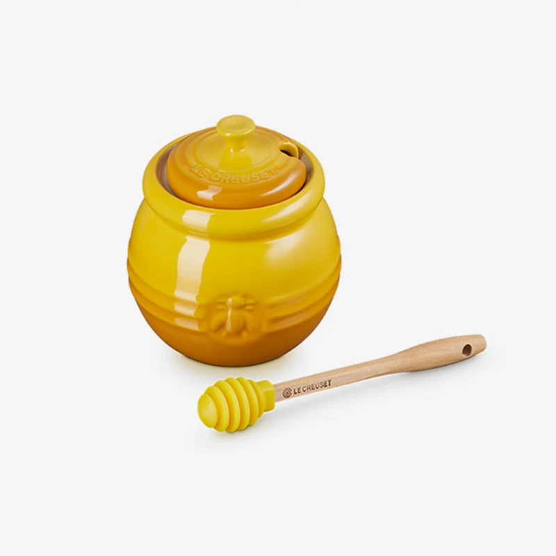 Le Creuset | Honey Pot with Silicone Honey Dipper Nectar