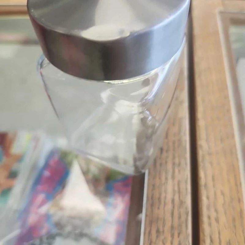 Small Glass Jar With Metal Lid