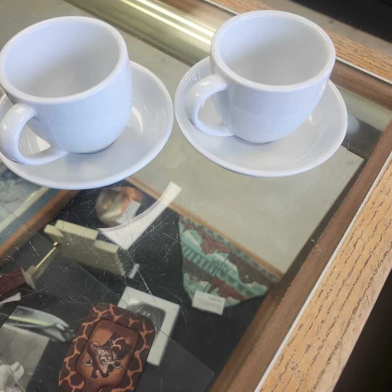 4 Piece Porcelain Cappuccino Cup/Saucer