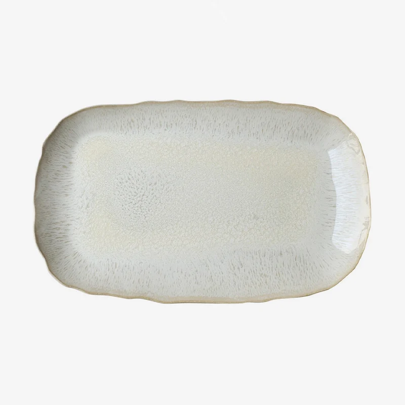Jars Céramistes | Plume Rectangular Dish Platter