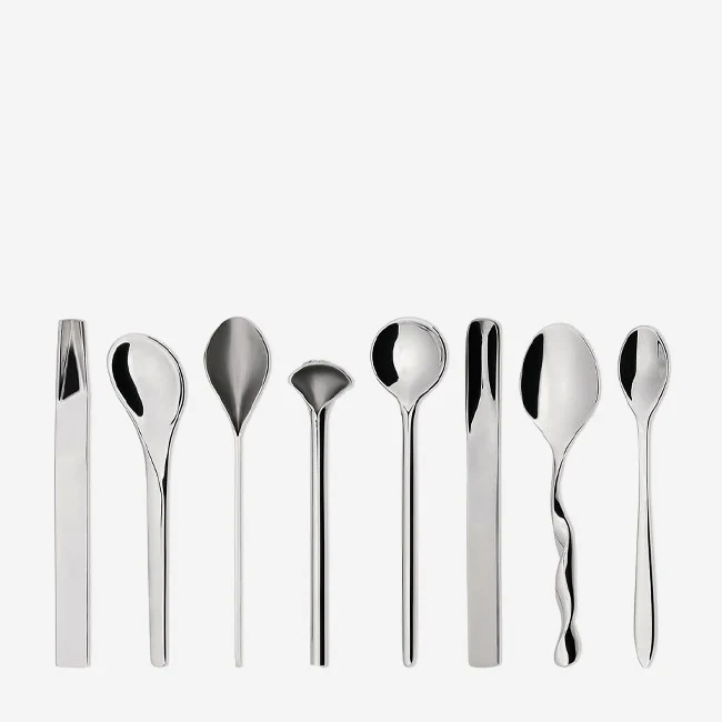 Alessi | II Caffè/Tè Set of 8 Coffee Spoons