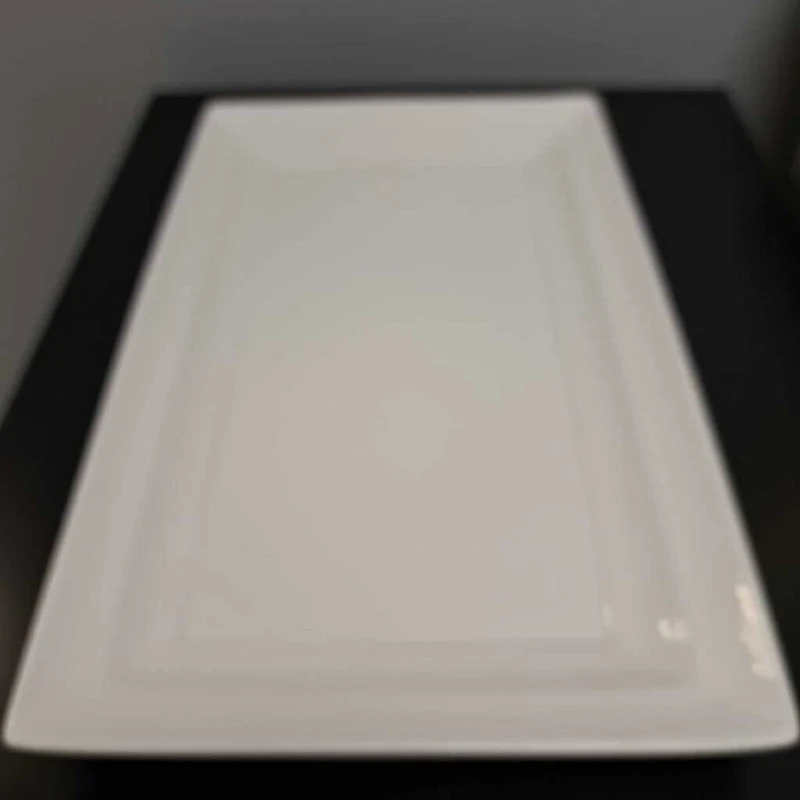 White Rectangle Platter