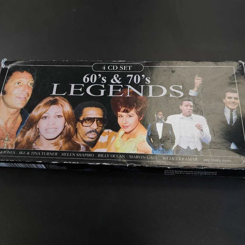4 Cd Music Box Set 60's & 70's Legends
