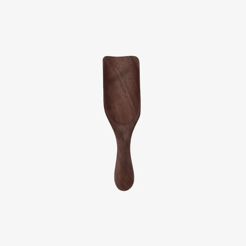 JBrody | 5" Small Walnut Wood Scoop - Kitchen Serving Utensil (F)