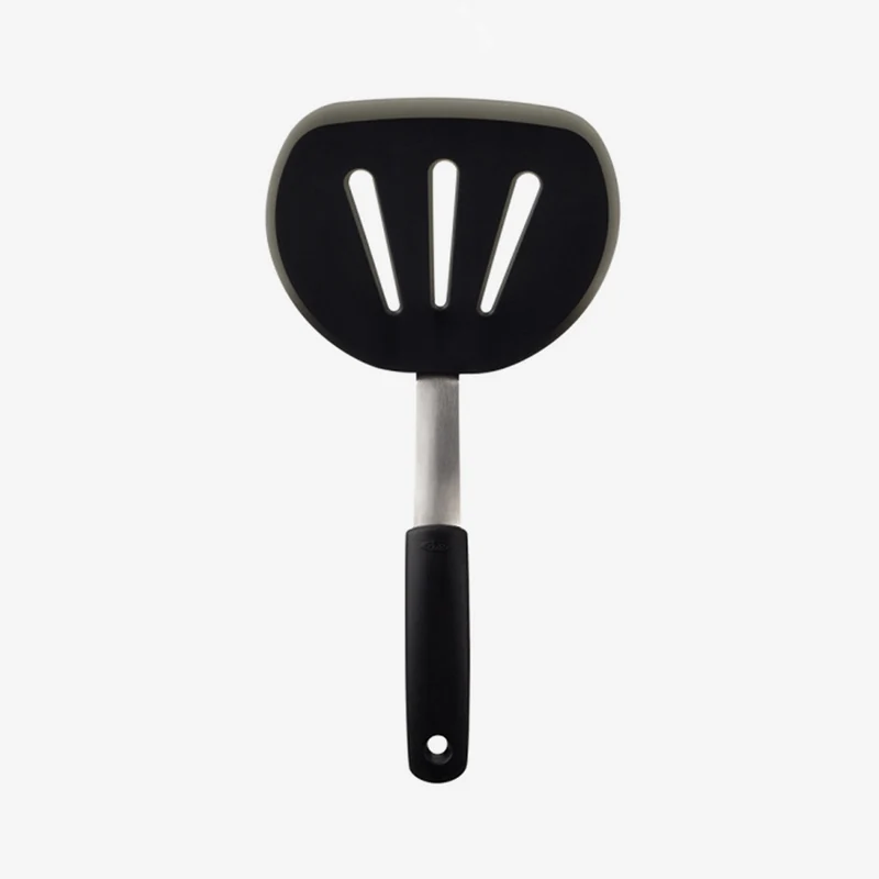 Oxo | Flexible Pancake Turner Black Stainless Steel & Silicone L: 12 in