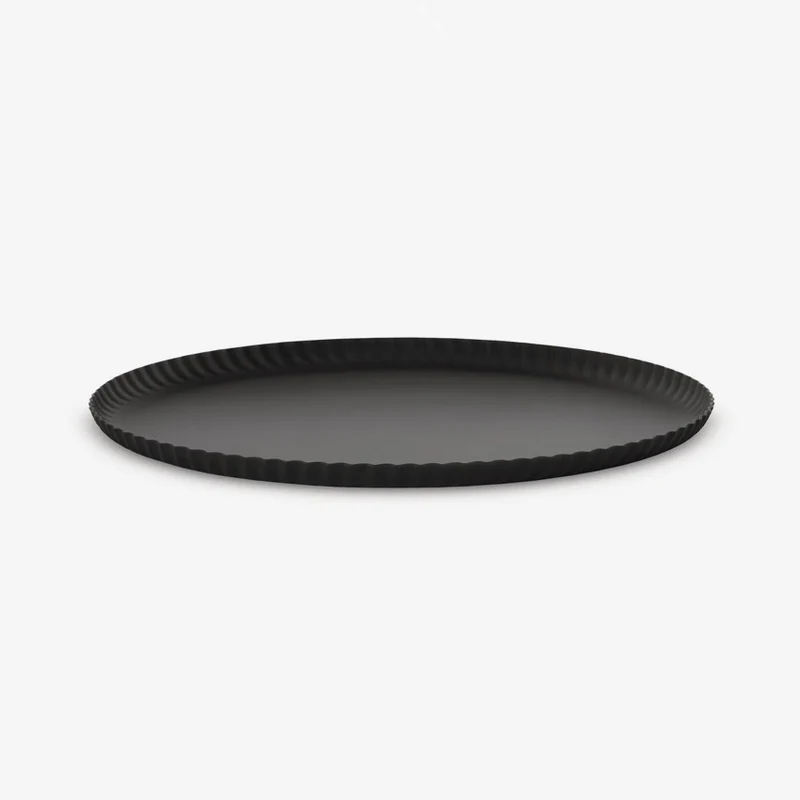 Alessi | Pleats Round Tray - Black