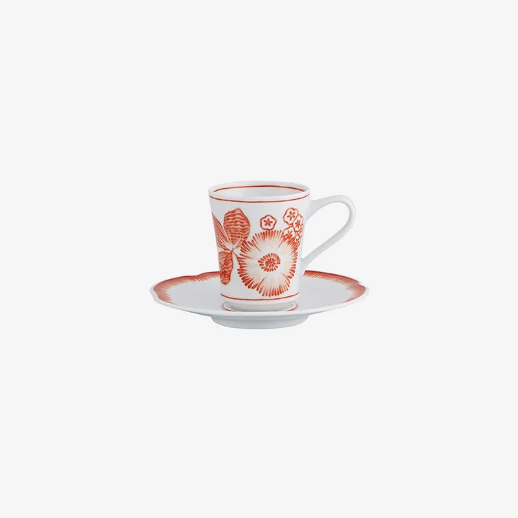 Vista Alegre | Coralina Coffee Cup & Saucer