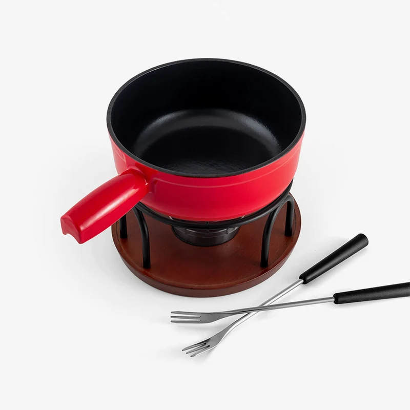 Swissmar | Ticino Cast Iron Fondue Set - 9 Pieces