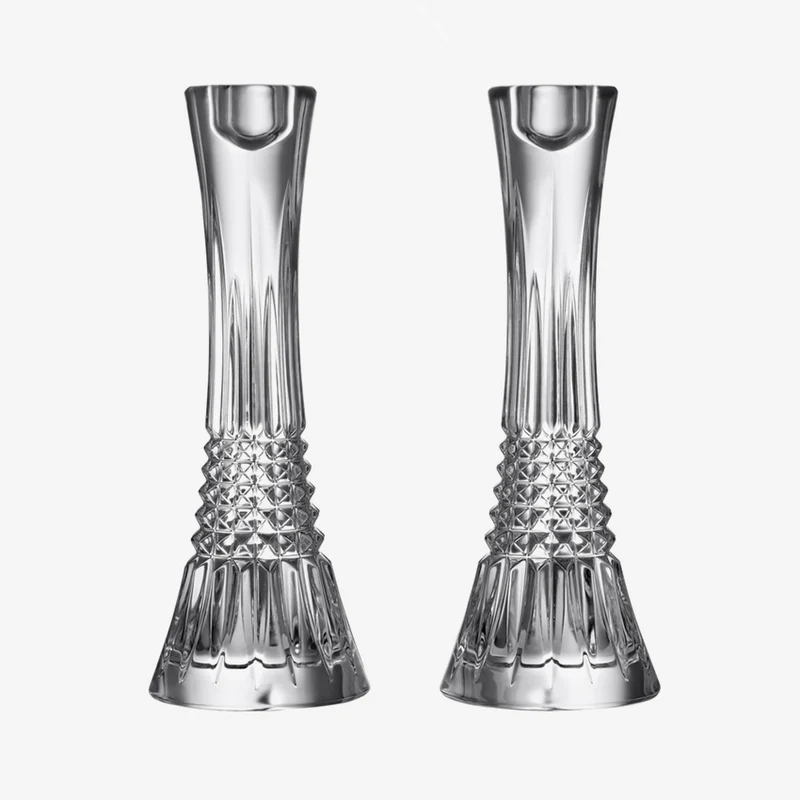 Waterford | Lismore Diamond Candlestick - Set of 2